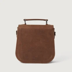 The Sandra Vintage Tan Leather Saddle Bag