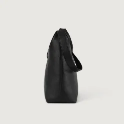 The Stefani Black Leather Hobo Bag