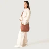 The Stefani Brown Leather Hobo Bag