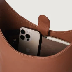 The Stefani Brown Leather Hobo Bag