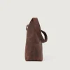 The Stefani Vintage Distressed Brown Leather Hobo Bag