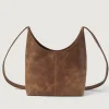 The Stefani Vintage Tan Brown Leather Hobo Bag