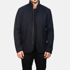 Thomas Black Wool Jacket