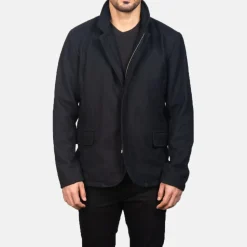 Thomas Black Wool Jacket