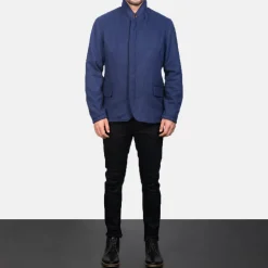 Thomas Blue Wool Jacket