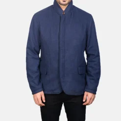 Thomas Blue Wool Jacket