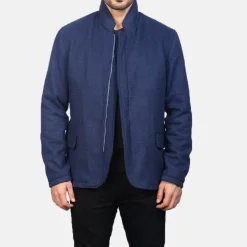 Thomas Blue Wool Jacket