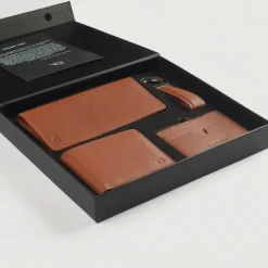 Timeless Taylen Brown Leather Gift Set
