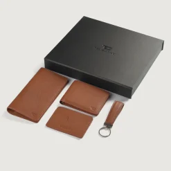 Timeless Taylen Brown Leather Gift Set