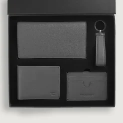 Timeless Taylen Grey Leather Gift Set