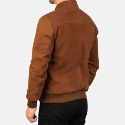 Tomchi Tan Suede Leather Jacket
