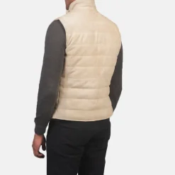 Tony Off-White Suede Vest