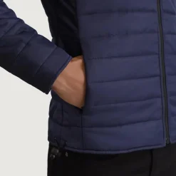 Tyler Blue Hooded Puffer Jacket