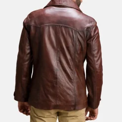 Vincent Alley Brown Leather Jacket