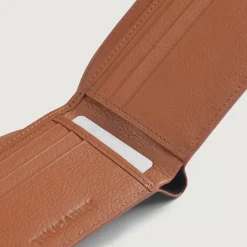 Voren Brown Leather Bi-fold Wallet
