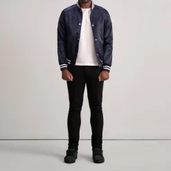 Xander Blue Varsity Jacket