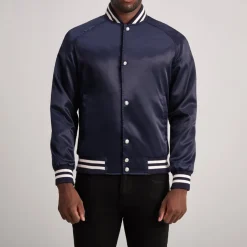 Xander Blue Varsity Jacket