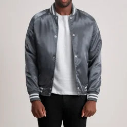 Xander Grey Varsity Jacket