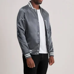 Xander Grey Varsity Jacket