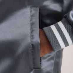 Xander Grey Varsity Jacket