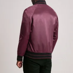 Xander Maroon Varsity Jacket