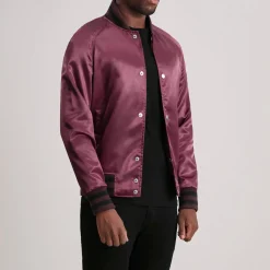 Xander Maroon Varsity Jacket