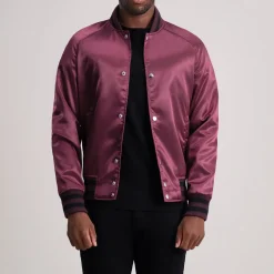 Xander Maroon Varsity Jacket