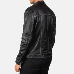 Youngster Black Leather Biker Jacket