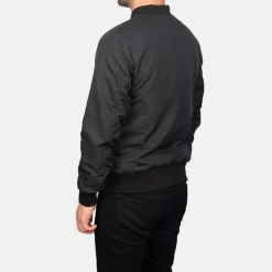 Zack Black Bomber Jacket