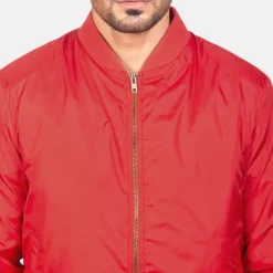 Zack Red Bomber Jacket