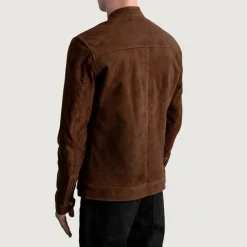 Zen Brown Suede Biker Jacket